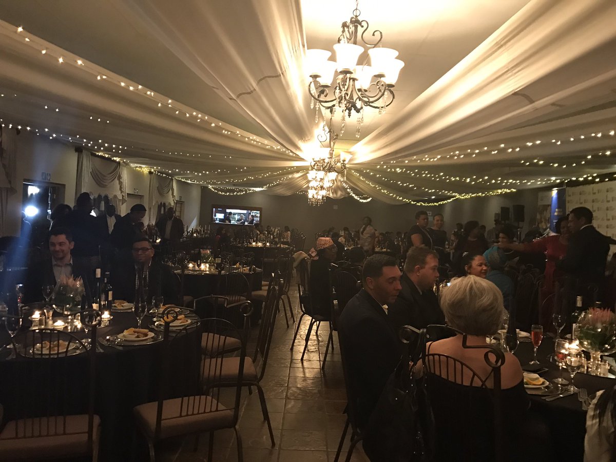 DesboMohono's tweet photo. #NTCE2017 Gala dinner hosted by @Tourism_gov_za in Bloemfontein #WeDoTourism @NWDeptOfTourism #IDoTourismSustainably @SATravelTrade https://t.co/gQmpCfGaVJ