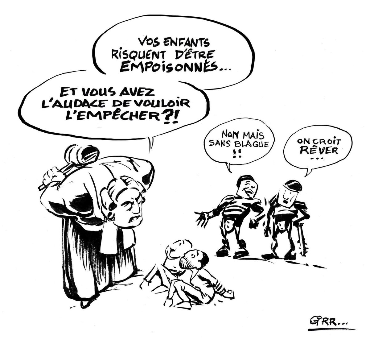 2 parents retenus en garde à vue pendant 48h pour vouloir stopper l'usine toxique de Montreuil à proximité de l'école de leurs enfants...