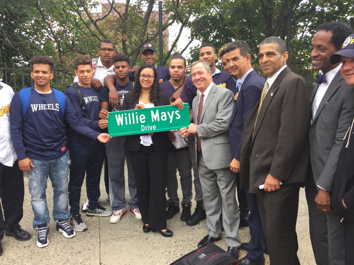 Juliet Papa on Twitter "Willie Mays Drive dedicated at former Polo
