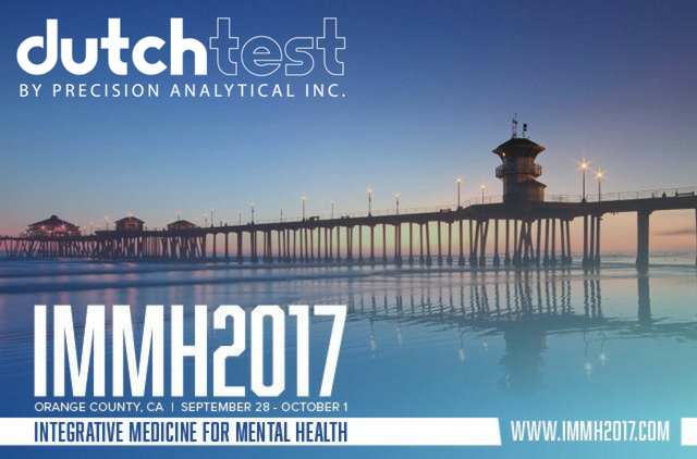 DutchTestLab's tweet photo. Stop by our booth, meet the Precision Analytical team and learn about our DUTCH Test™! #Booth21 #IMMH2017 @Hyatt_OC https://t.co/AYpISvlJ7K