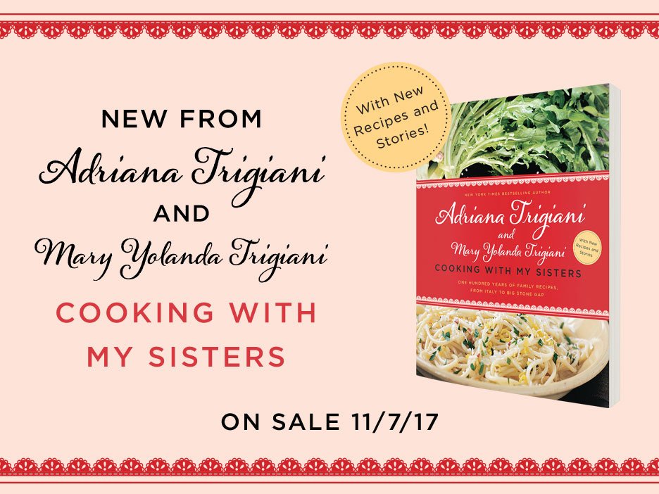 Cooking With My Sisters - the new edition! In Stores on November 7 - just in time for the holidays!