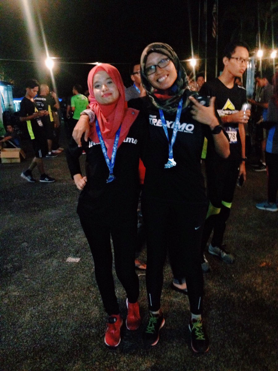 LeMoon_ice's tweet photo. Because staying too much time on bed didn't work on me. #adrenalinerun #teamtreximo https://t.co/kVvY88pjhy