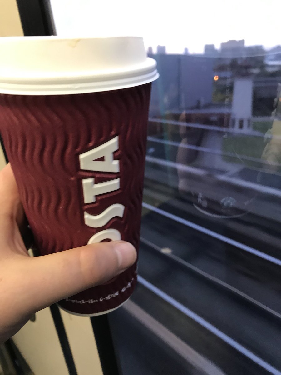 For some reason I have a tradition that whenever I land at London city, I get a coffee. Not true of any other airport.