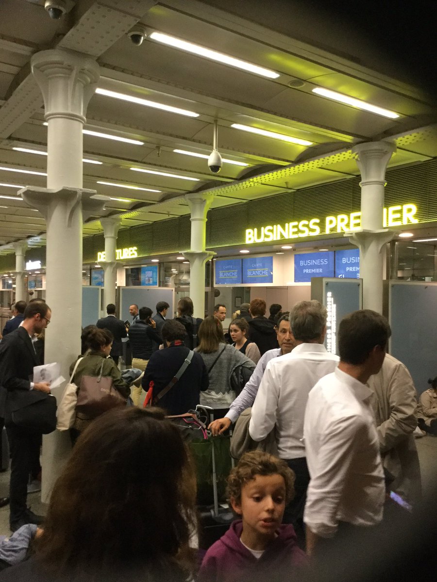 Danku @eurostar #stuckinlondon