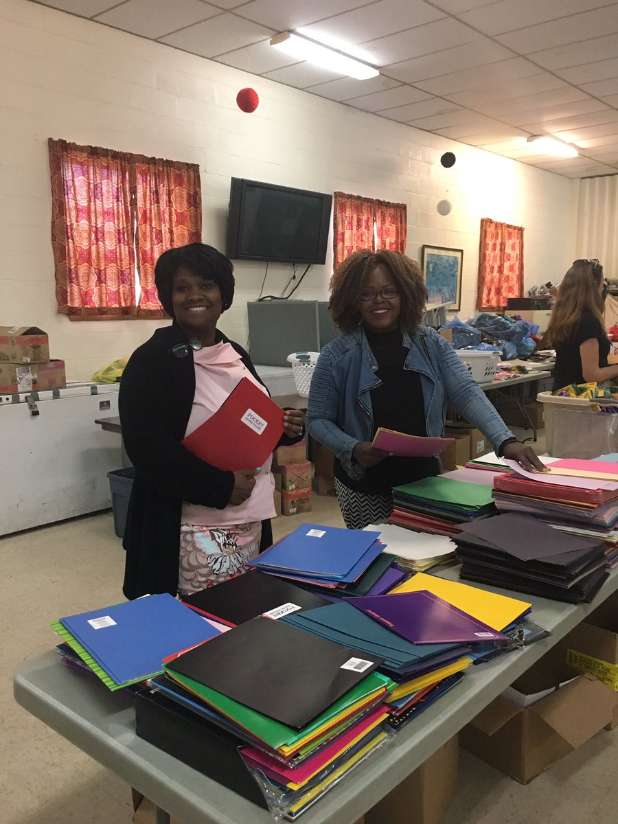 United Newark Catering Team giving back to the local Newark Community at the St. Joseph's 'Back to School Supply Drive.' #itstartswithyou