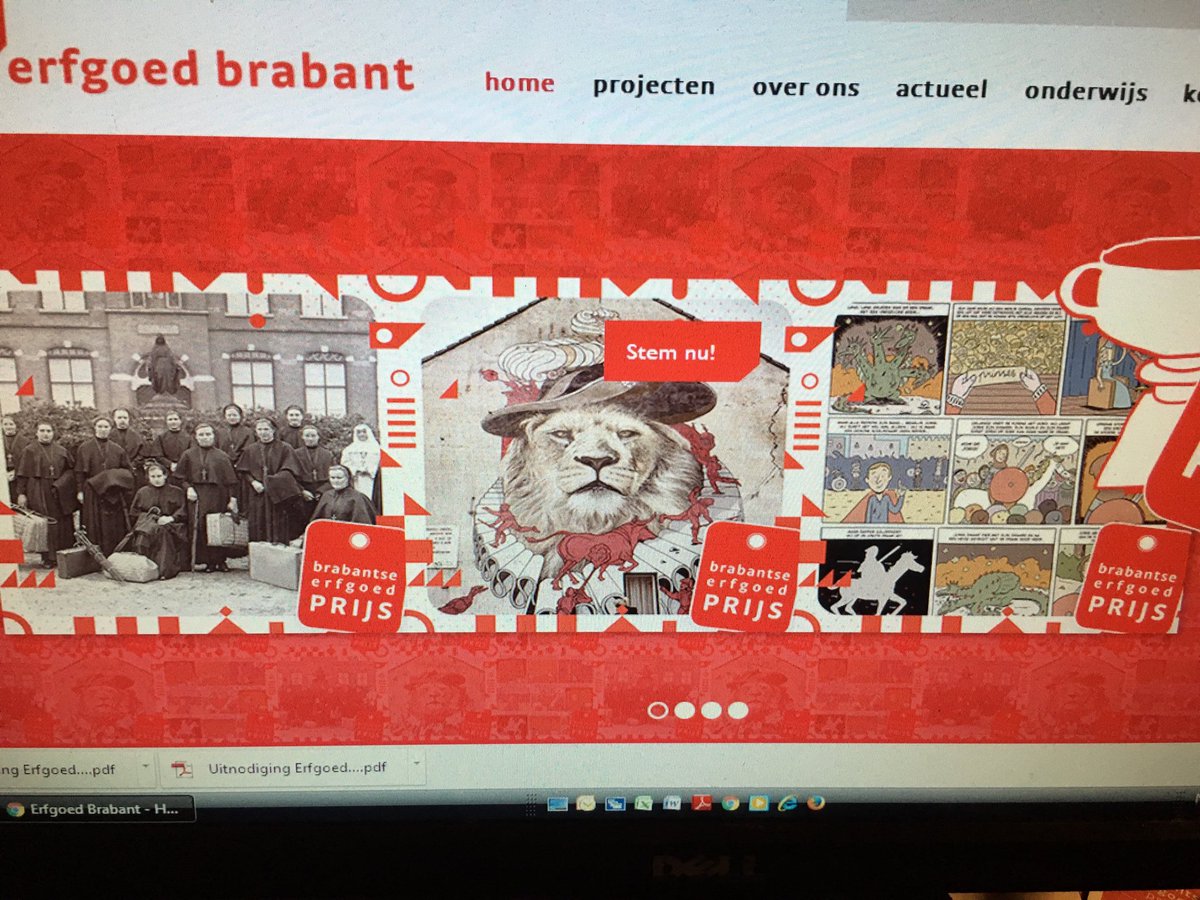 Stem nu op jouw favoriet van de Brabantse Erfgoedprijs 2017! Het kan nu nog 2 dagen