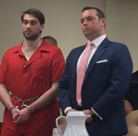 LawCrimeNetwork's tweet photo. #CreatoTrial - The judge is handing down the sentence now. https://t.co/P1kVjJ3Nj3 https://t.co/Eo9iDOJ9MK