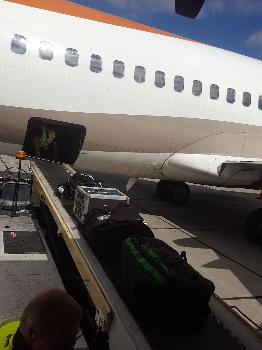 UNDFBEQ's tweet photo. Plane is loaded up, ready to travel to Davis! https://t.co/4iyZ22VDEu