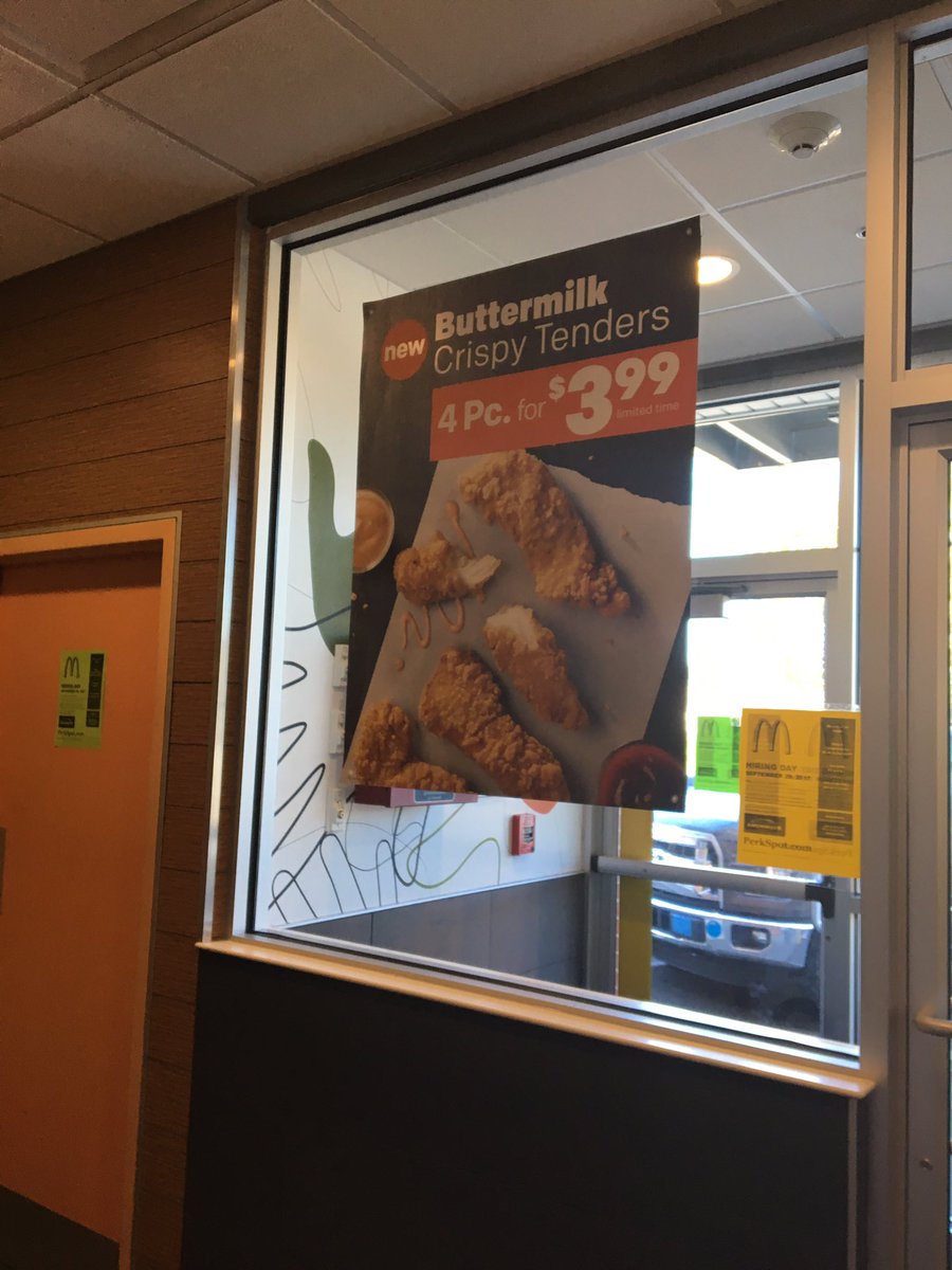 MightyWingsMCD's tweet photo. Close... but not what we wanted! Still nice to see tenders coming back! #bringbackmightywings https://t.co/3zXEZ0LsD3
