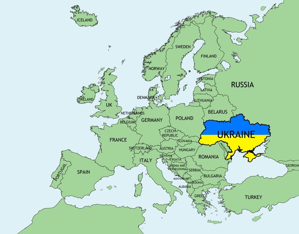 В каком европейской стране находившейся. Уераинана карте Европы. Украина на карте еароры. Карта Украины на карте Европы.