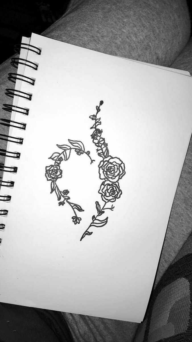 paperthin01's tweet image. i seriously cant stop drawing my (almost) tattoo 😍