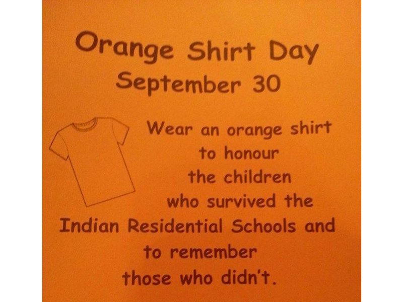 Orange Shirt Day Saturday dlvr.it/PrKql0 https://t.co/sWE3DgeLz0