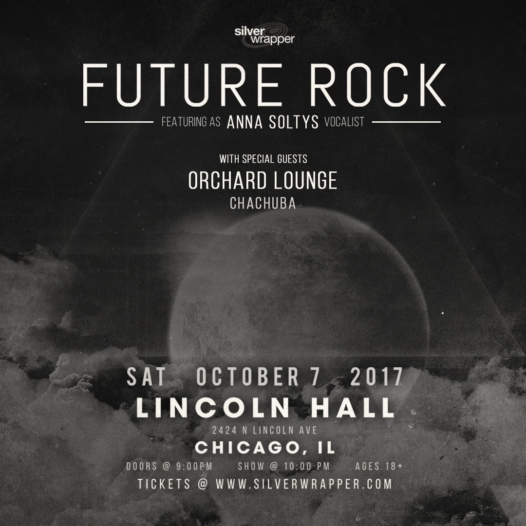 futurerockband's tweet photo. Support announced for @LincolnHall on 10/7! Let's do this @orchardlounge and @_Chachuba_, FR will also be joined on vocals by #AnnaSoltys https://t.co/cjAoBL3Vi1