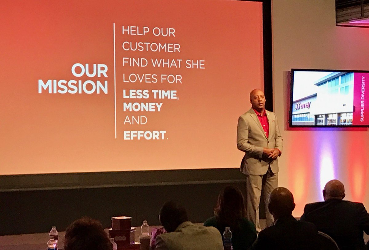 .@MarvinJCPenney provides a strategic update on the Company at the 2017 JCPenney Diverse Supplier Summit