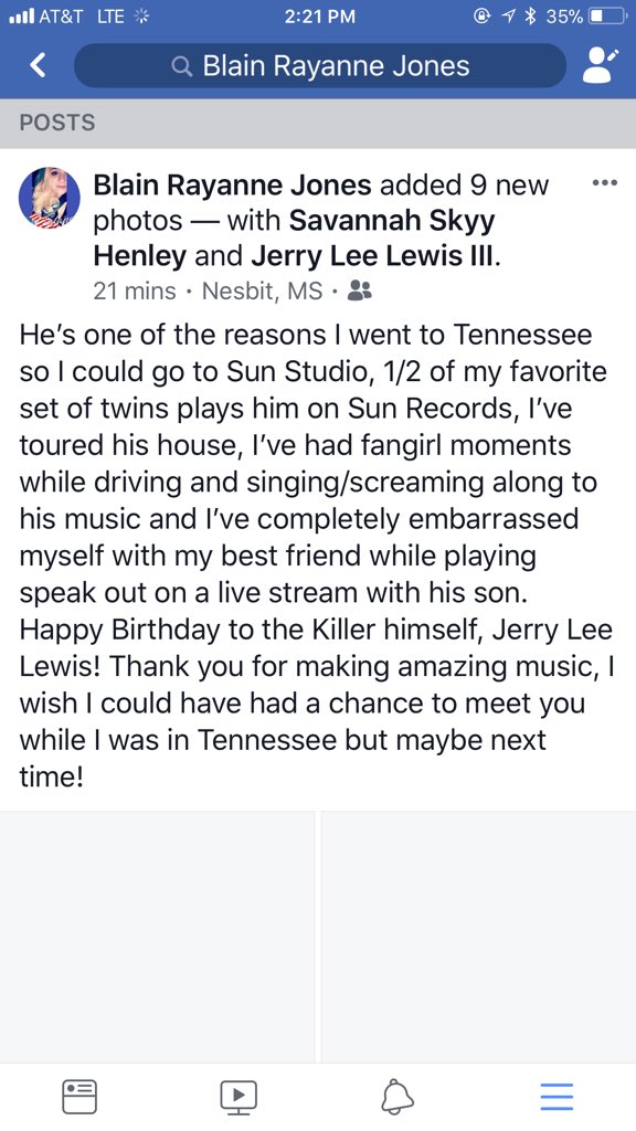 Since I can t post something this long on here. Happy Birthday Jerry Lee Lewis!  