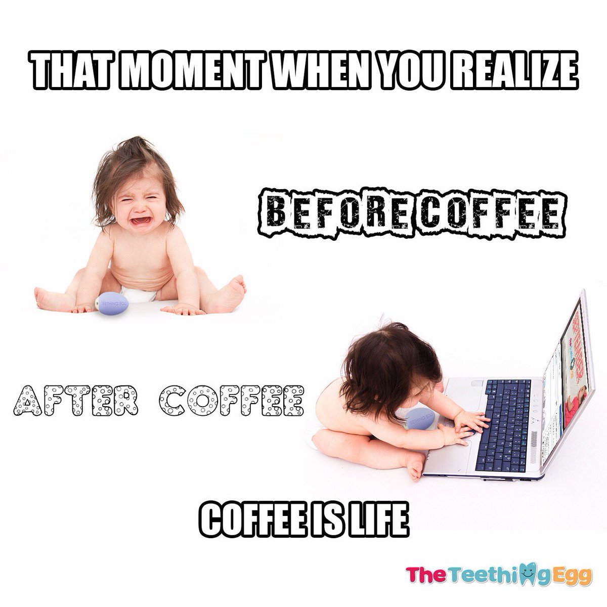 theteethingegg's tweet image. Happy #NationalCoffeeDay ☕️ To the one thing that makes &quot;those moments&quot; bearable and keeps our day in track! ☀️☕️👍 #teethingsolutions