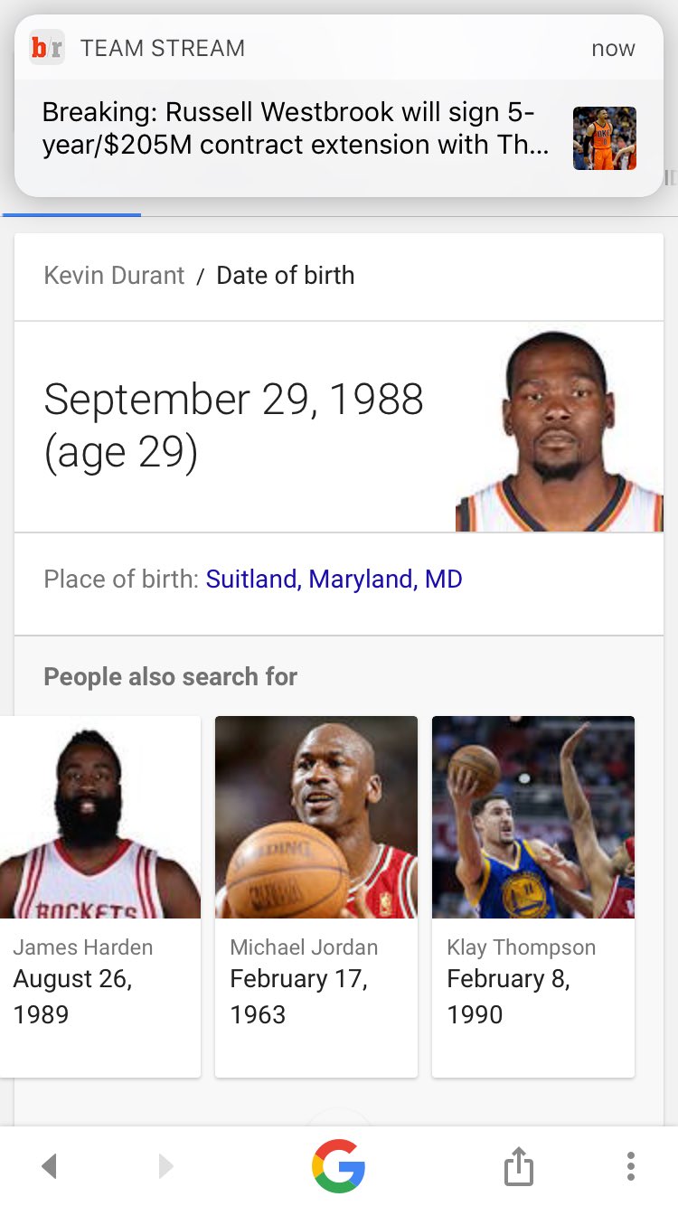 Happy birthday, Kevin Durant.    