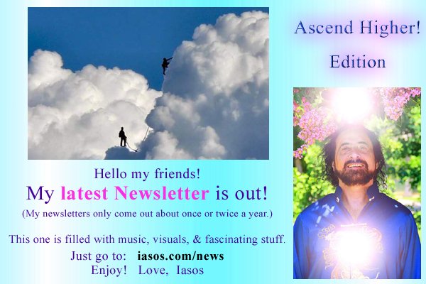 My latest Newsletter is now out.
LOTS of fascinating &amp; fun stuff.
Check it out:   iasos.com/news