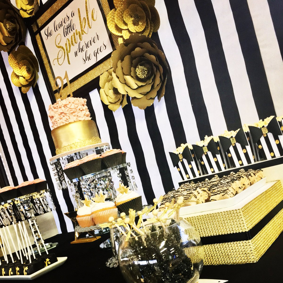 eld_sa's tweet photo. Happy 21st Birthday to a beautiful girl! {Kate Spade Inspired} Wish Upon a Star Themed Styled Dessert Table #CapeTown #everylittledetail https://t.co/WNoKSpqp1A