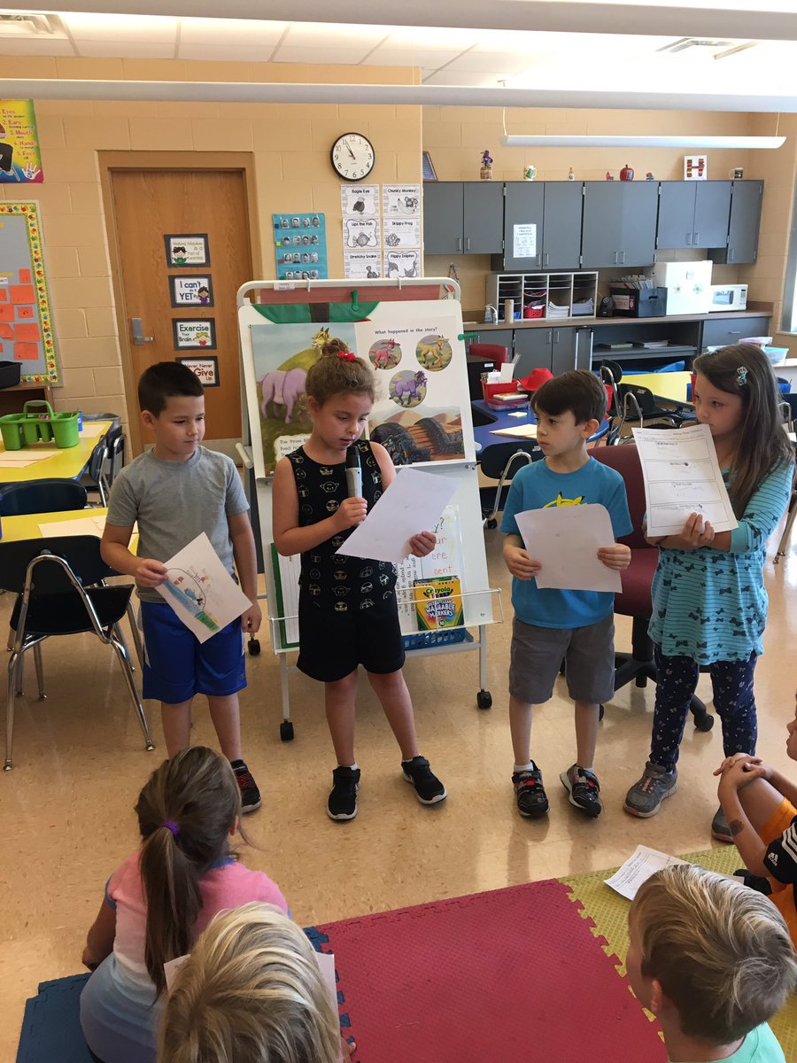 Ss analyzing characters with partners and sharing their work. @rachelpricetn <a href="/GrandviewES/">Grandview School</a> <a href="/WCDE_TN/">WashingtonCoSch TN</a>