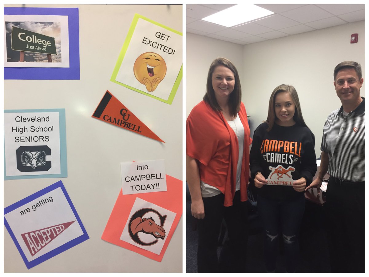 CVHSCounselors's tweet photo. Congrats to 46 SRs admitted to @campbelledu today during onsite admissions. More than $3 million scholarships offered.@CUadm_Kendall 🐫💰🎓🐫 https://t.co/gvmxIxCWjh