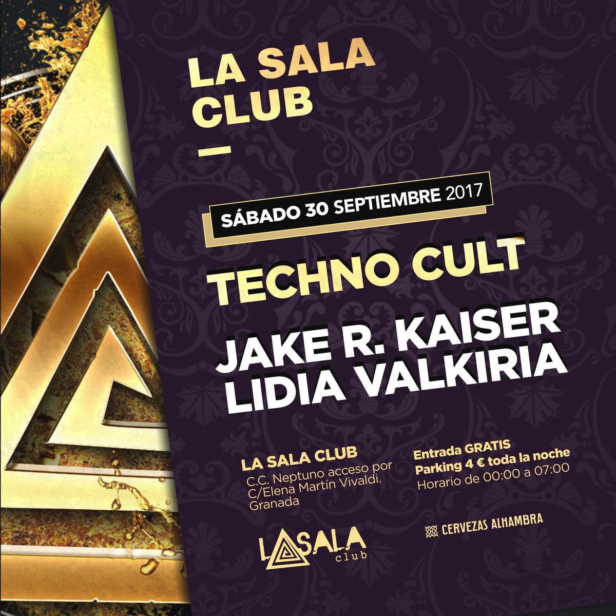 RedLyVisuals's tweet photo. Mañana en #lasalaclub #granada @JakeRKaiser &amp; @RedLyVisuals #TechnoCult https://t.co/8Qo8mefCvE