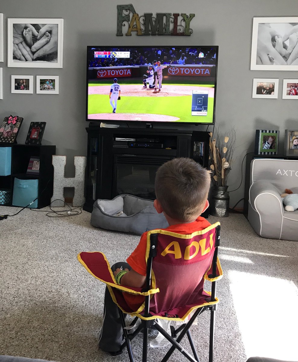 They got to him already!! #prouddad <a href="/Cubs/">Chicago Cubs</a> <a href="/ESPNChiCubs/">John</a> <a href="/ARizzo44/">Anthony Rizzo</a>