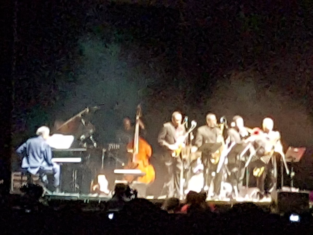 Abdullah Ibrahim with Ekhaya Ensemble SA-USA entertaining us@thestandardbankjoyofjazz. As you know,uncle Abdullah likes  silence as he plays