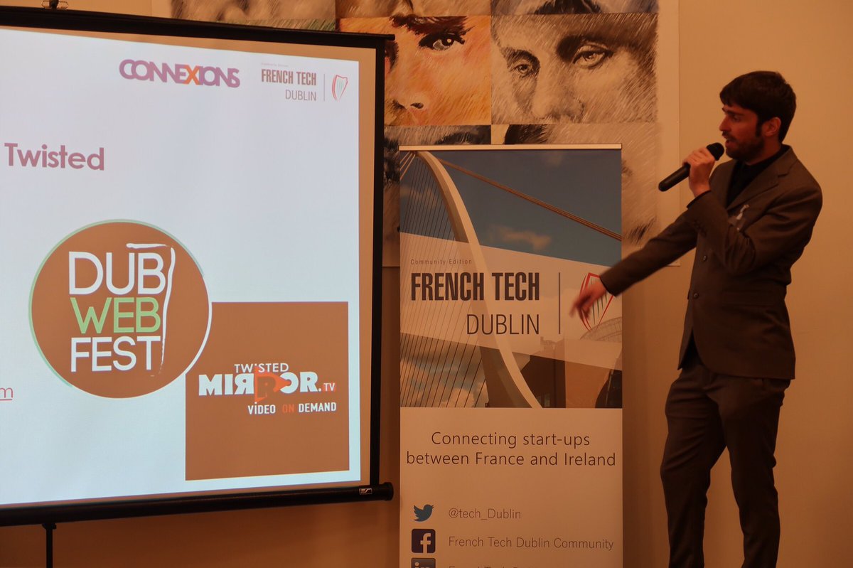 French Tech Dublin 🇮🇪 (@tech_dublin) on Twitter photo .<a href="/twistedmirrortv/">Twisted Mirror TV</a> <a href="/speakshake/">SpeakShake</a> @MCreateInnovate & <a href="/BandSquarelive/">BandSquare</a> gave amazing pitch! #FrenchTech meetup #ConneXions2017 .<a href="/twistedmirrortv/">Twisted Mirror TV</a> <a href="/speakshake/">SpeakShake</a> @MCreateInnovate & <a href="/BandSquarelive/">BandSquare</a> gave amazing pitch! #FrenchTech meetup #ConneXions2017