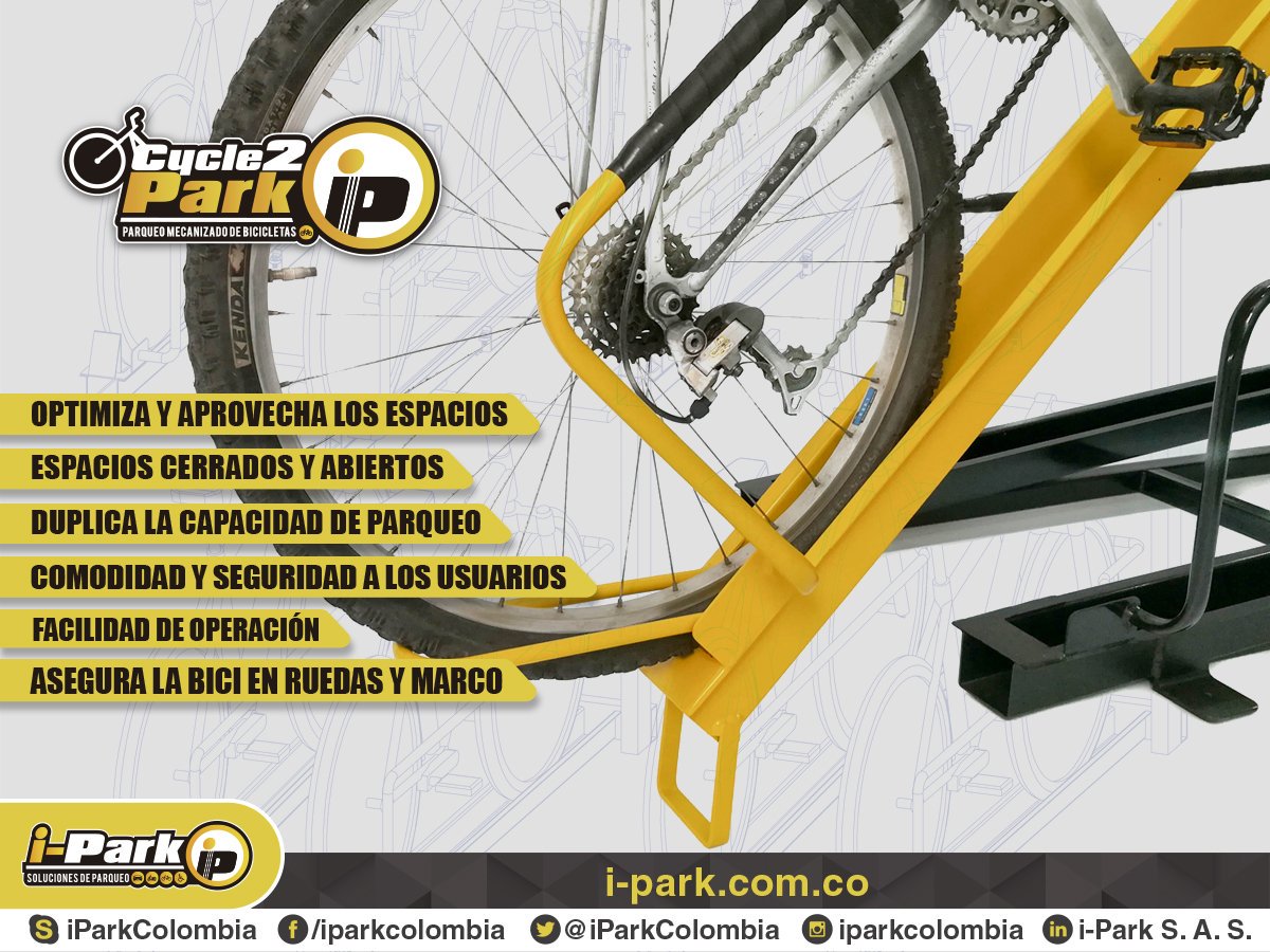 iParkColombia's tweet photo. #iPark #Cycle2Park #parqueo #bicis #bici #parking #movilidad #movilidadsostenible #medellin #movilidadmedellin #hechoencolombia https://t.co/Tfoj9qY37J
