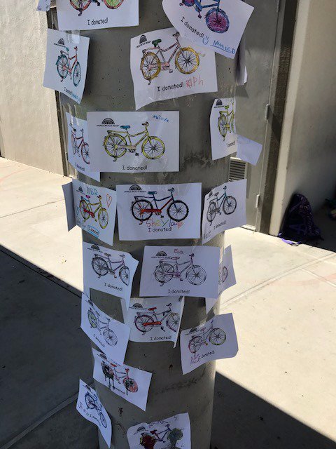 Gibson_3rd's tweet photo. @PowerOfBicycles @RosalesDragons Room D3 at Rio Rosales has raised $751.01 for World Bicycle Relief. That means 5 girls in Zambia will be getting a bike so that they can get to and from school. https://t.co/zqo9kyUp7o https://t.co/3IusOXTrZJ