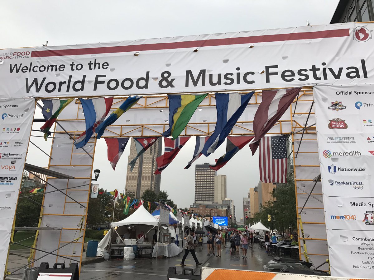 Still thinking about all the good eats at the World Food Festival! 🤤#desmoines