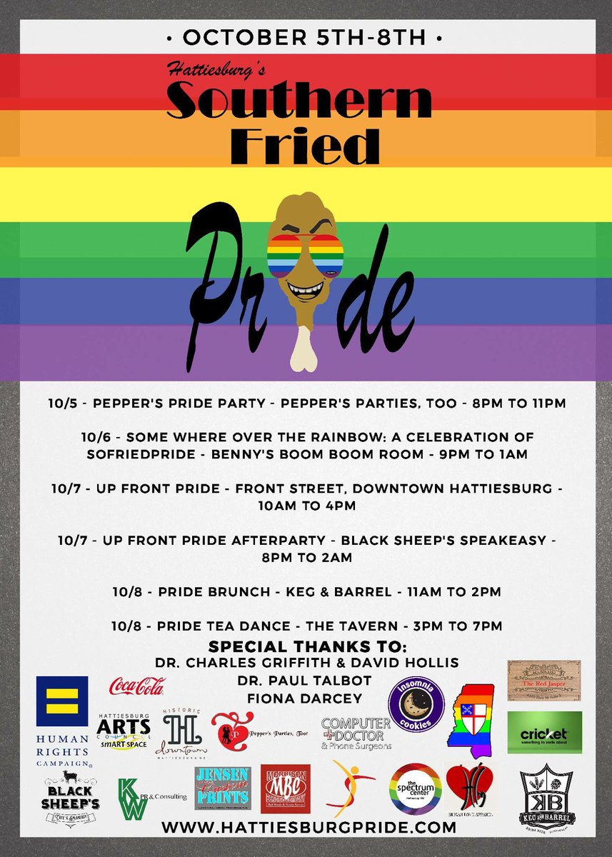 tsc_hburg's tweet photo. Y’all ready for the 3rd Annual #SoFriedPride?!? https://t.co/i1xteieMCW