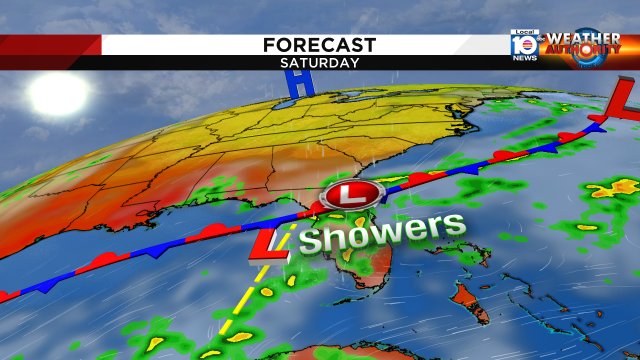 Showers are possible on Saturday! https://t.co/behDUQVKoS
