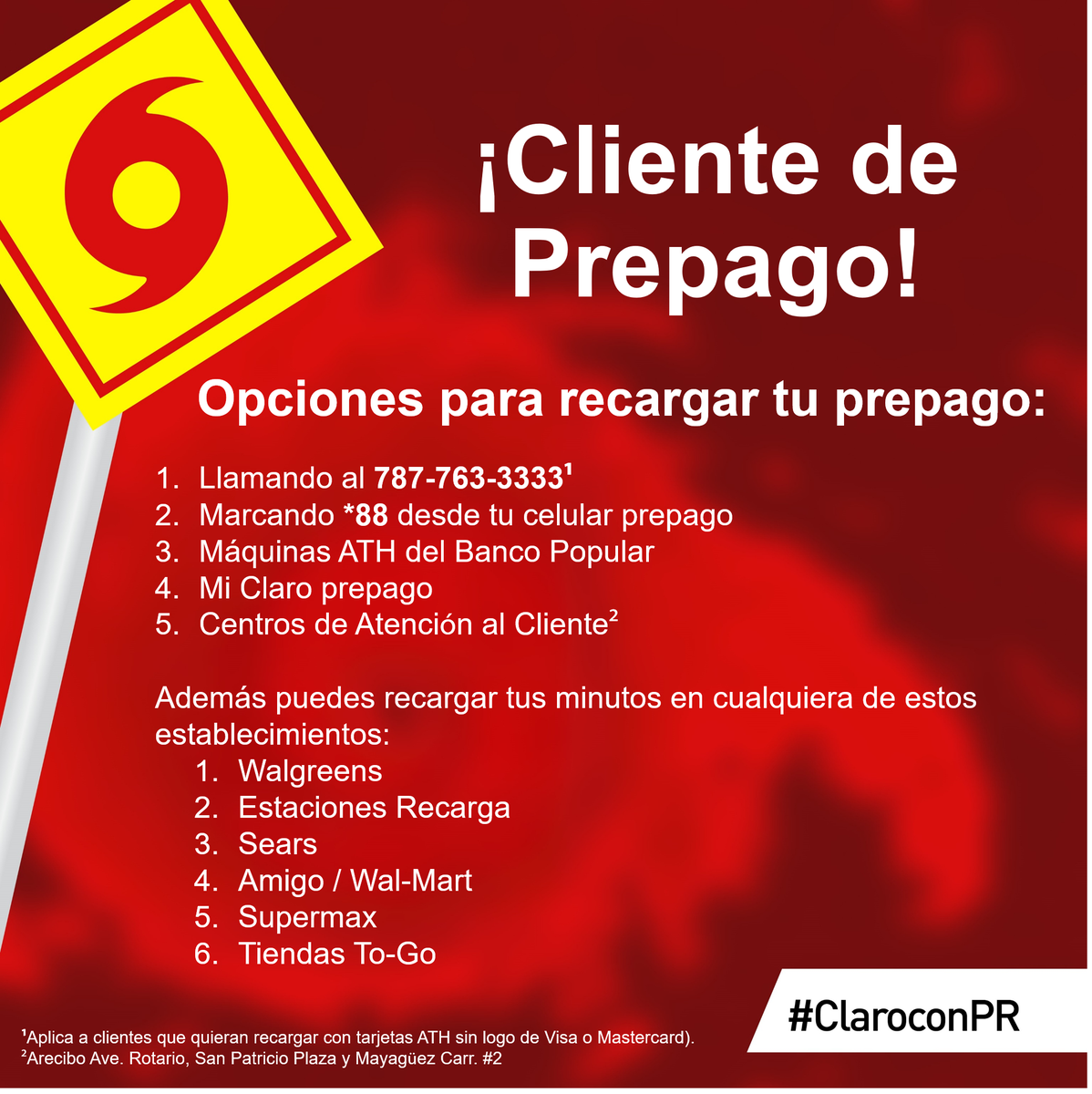 twitter पर claro puerto rico "cliente prepago conoce