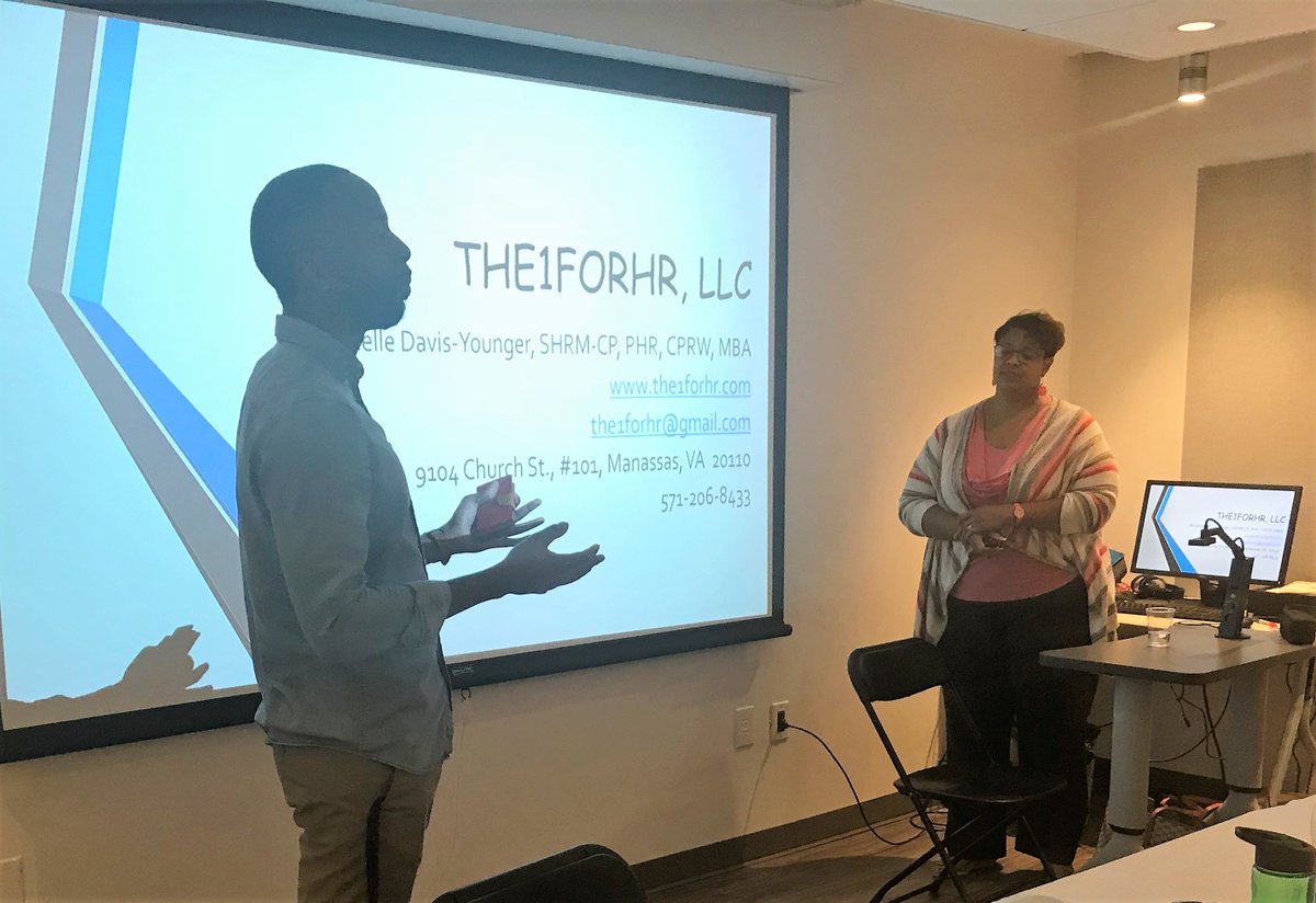 MartyWrin's tweet photo. Closed the day at #DCTechDay with a session on positioning for a career in IT led by E. Michelle Davis-Younger of The1ForHR at @ByteBackDC https://t.co/N91iyhOOaP