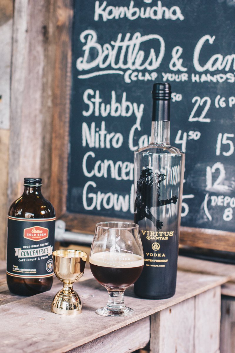ViritusSpirits's tweet photo. #Viritus Vodka + Station Cold Brew Coffee = ❤️
Celebrate #NationalCoffeeDay with this perfect pairing. #TorontosFinest #PremiumVodka https://t.co/o2U2XonFRn