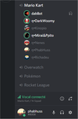 phabhuss's tweet photo. tu te reposes après le stream twitch, et ce con de #dabBot débarque en call avec ses chansons paillardes ! le @NSquadOfficiel dérape ! 😱😂👍 https://t.co/ePBuzYv7d9