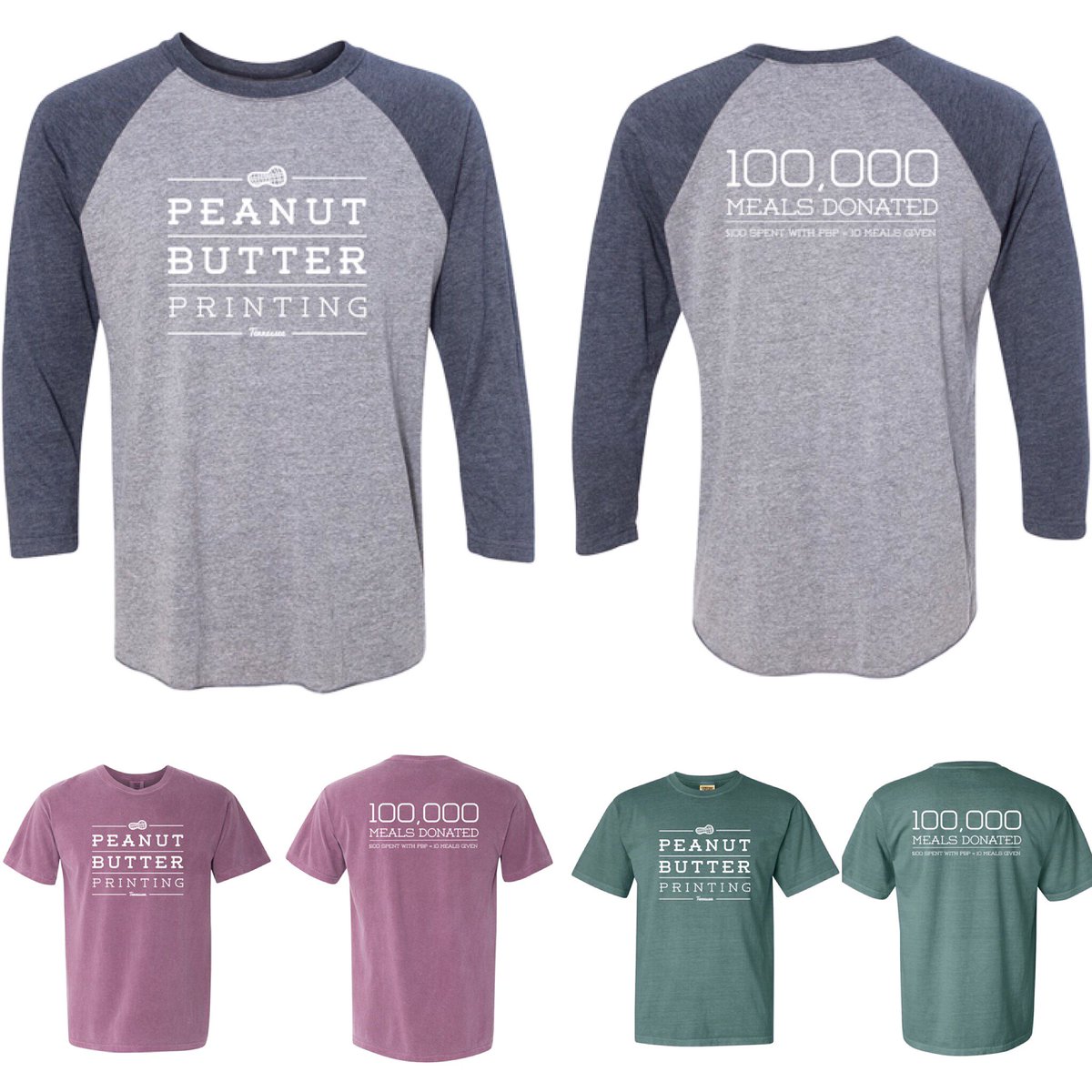 pbprint's tweet image. LAST CHANCE! These limited edition tee's will be on sale until SUNDAY at midnight. stores.inksoft.com/peanutbutterpr…