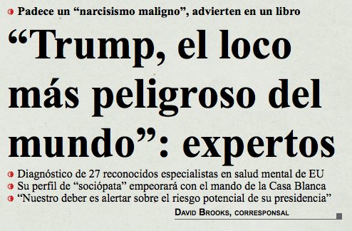 psuv_baralt's tweet photo. Expertos en salud mental alertan al mundo sobre peligrosidad de Trump
https://t.co/7QYvL2DyMB https://t.co/CR80jYALXA"
