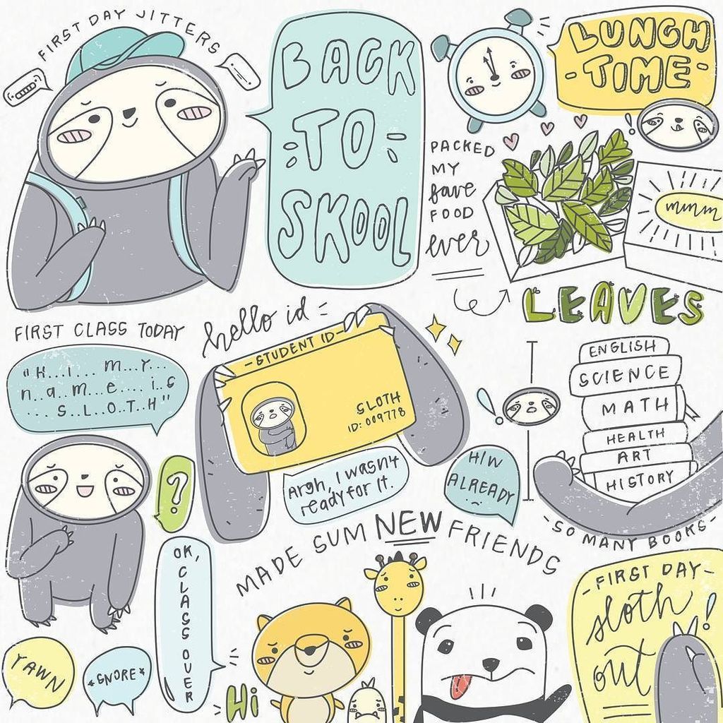 The Awkward Sloth's journal entry for his first day back to school! It's OK to be Awkward, just be who you are! #l… ift.tt/2x3EC1j