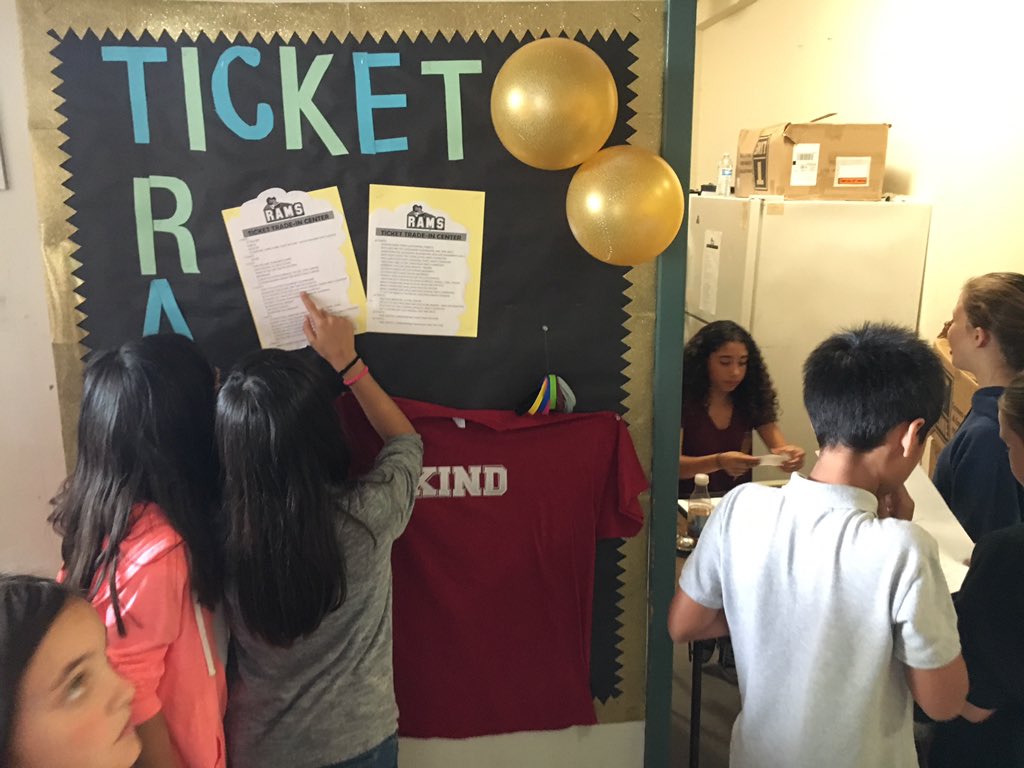 PHill_Rams's tweet image. The student store opened today! So many trade-ins from earned Ram Tickets!  @PBISRewards @DanRollPHMS @RobinZMDUSD