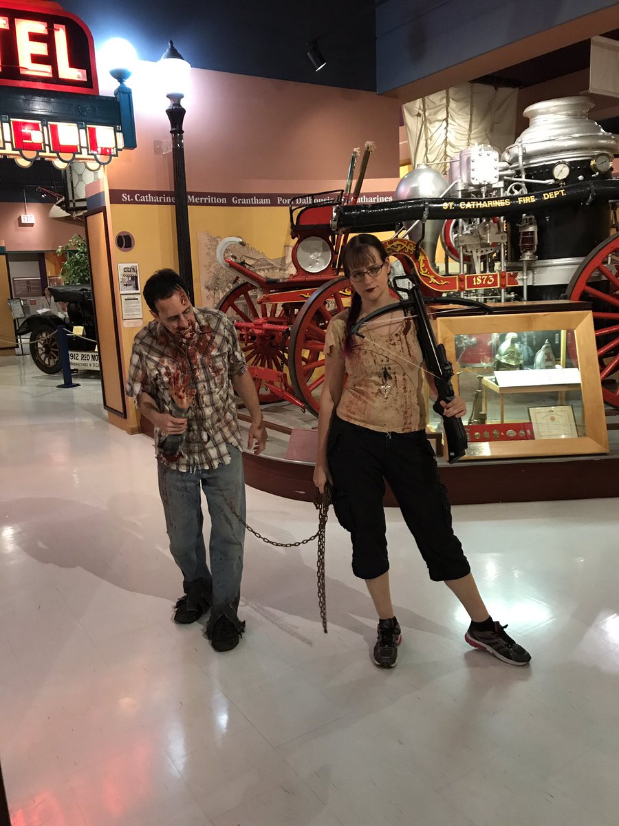 The zombies are coming!!  Escape to our safe place on Friday October 6 for <a href="/firstfriniagara/">First Fridays</a> #bestpartyever #comeasprey #comeaszombie