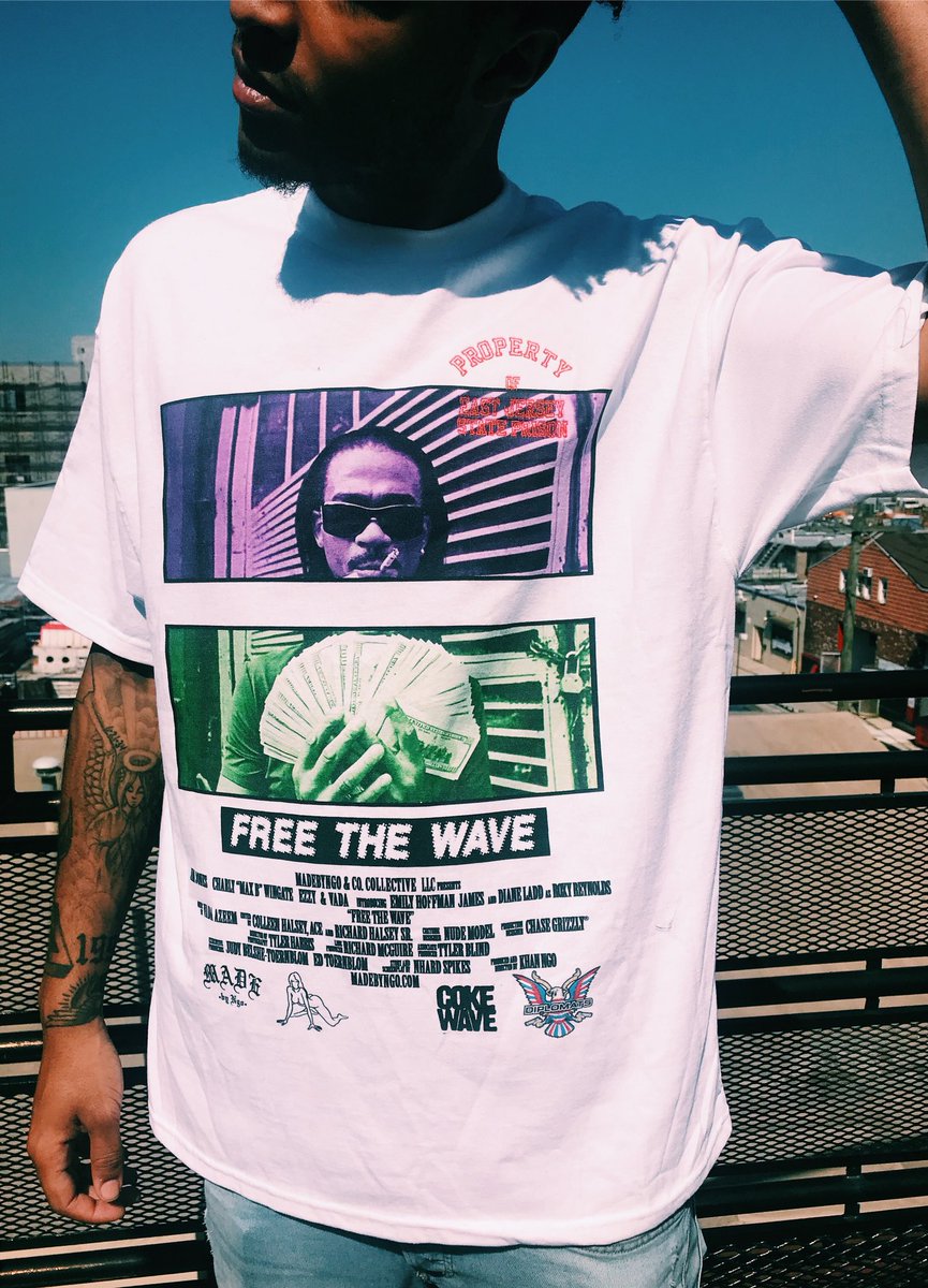 MADEREESE's tweet photo. FREE THE WAVE items will only be available this weekend (starting Noon tomorrow). After that...closing up shop. DON’T SLEEP® https://t.co/vOsvHZCj5K