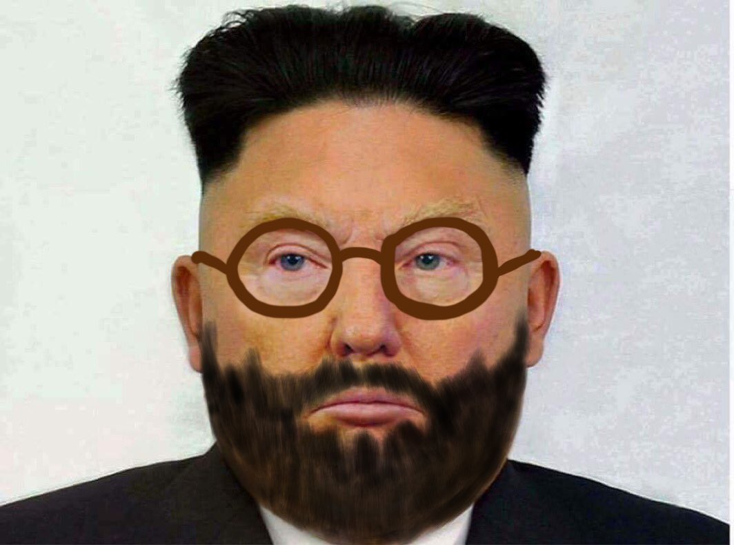 CZEdwards's tweet photo. @LisaSarro @earth2lisa #Dotard blends into Segal blends into Lil Kim. #Ishouldn'tPlayWithPhotoshop #WhyYesI'mStillTen #WhyAreAllFascistsFashionCrimes? https://t.co/rea76nAExi
