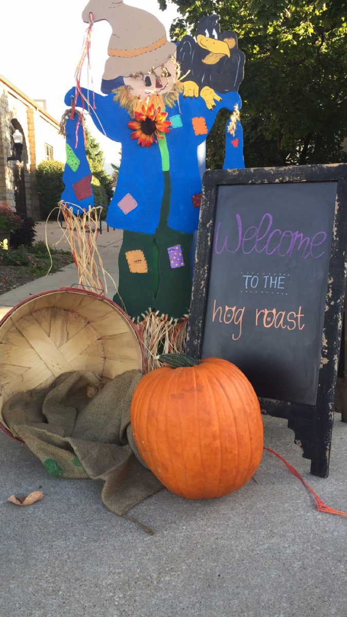 It's time to get started! 5th annual hog roast is underway 🎉🐽