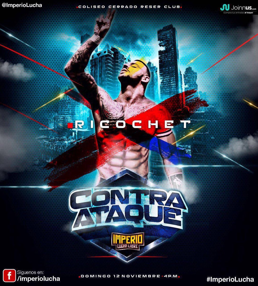 ElPep23's tweet image. Can you feel what @KingRicochet is cooking? #FutureOfFlying #FunkyFuture #RicochetEnLima