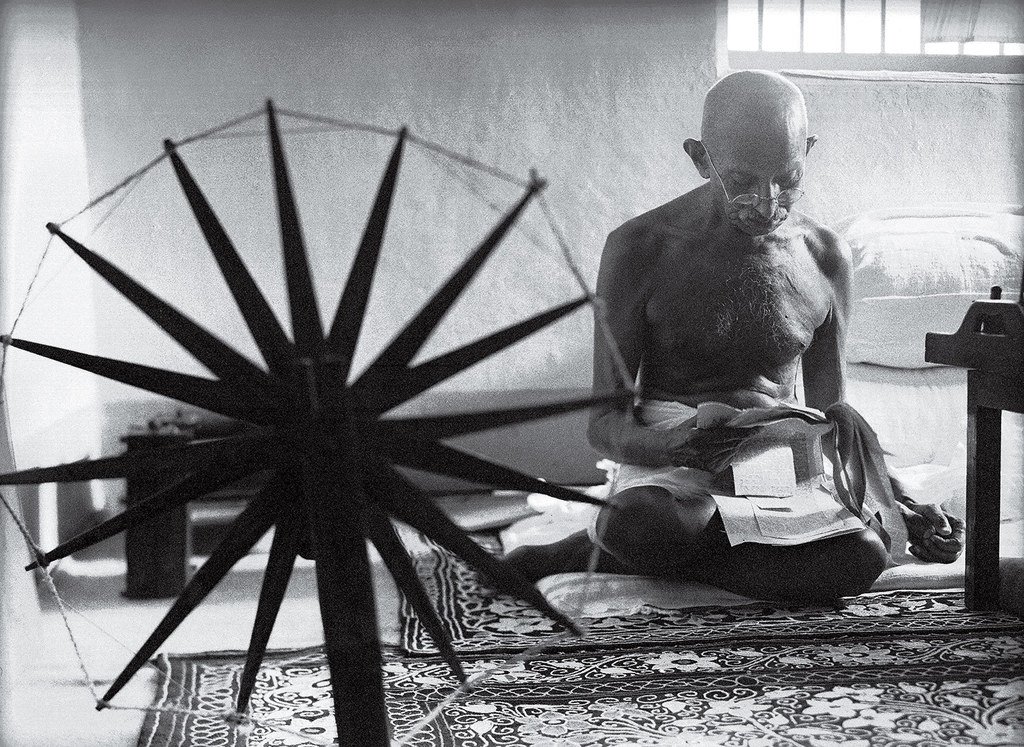 Stunning Image of Mahatma Gandhi in 1946 