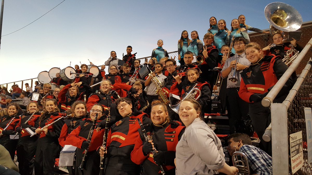 DBBlazerBand's tweet photo. Morristown East Game...Boone up 7 to 0 https://t.co/vtD8sTEufG