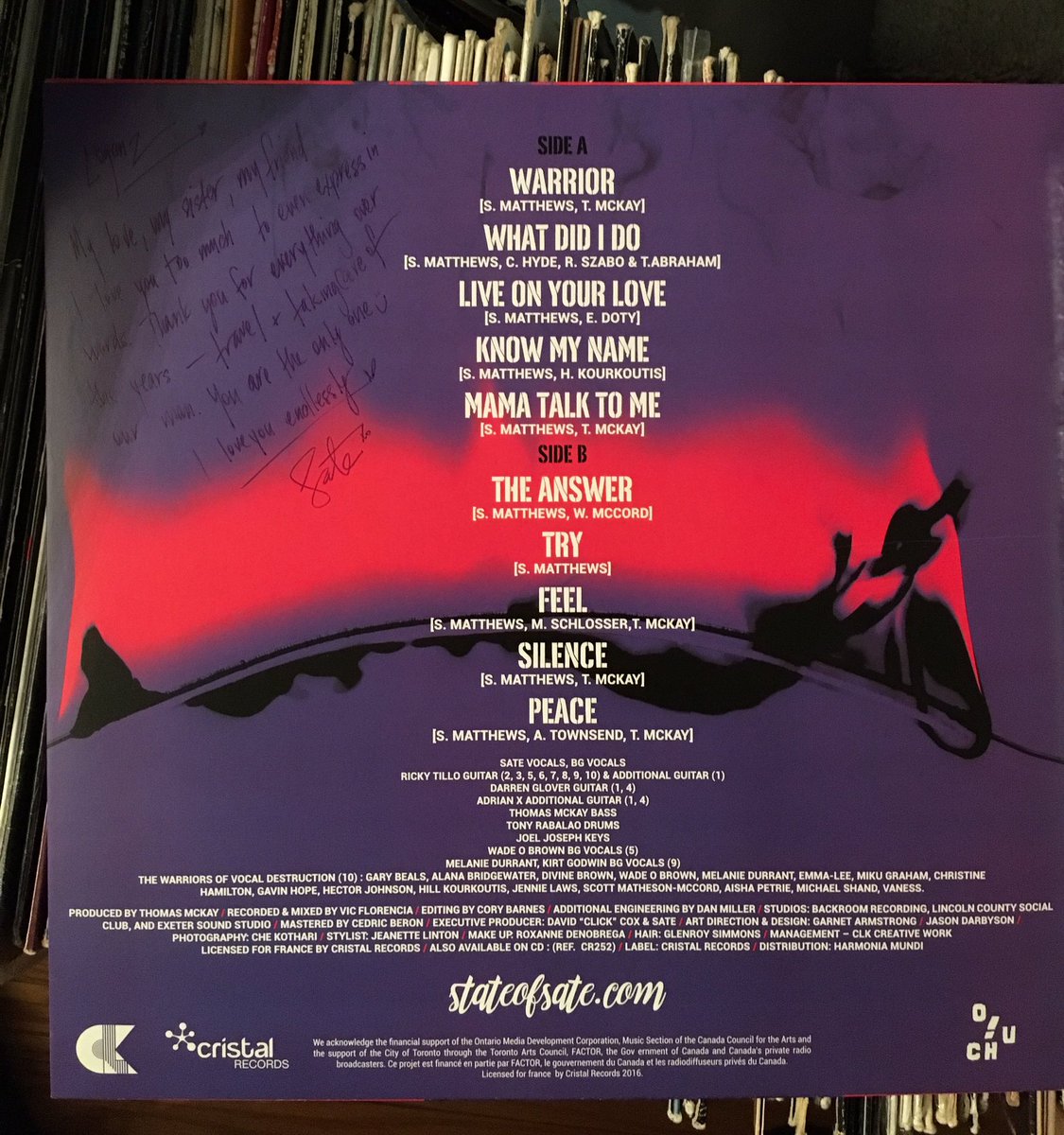 LOqenz's tweet photo. @stateofSATE RED BLACK & BLUE LP Signed Exclusive Copy. JAM DONE. 2 B continued β‘οΈπ
π½π€#onetearcrew #realdj #vinylcollection #tdotshit https://t.co/oLQfAdoUze